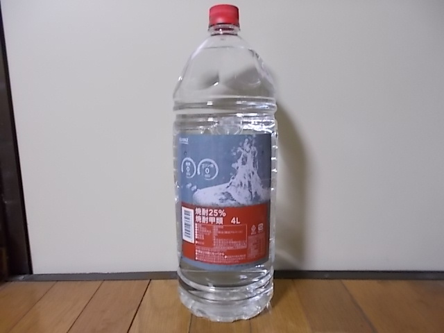 焼酎甲類25%4L