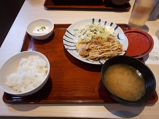 しょうが焼定食