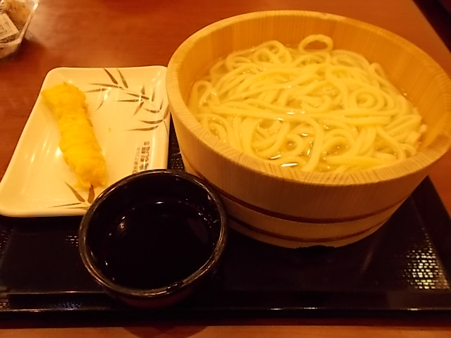 釜揚げうどん(大) いか天