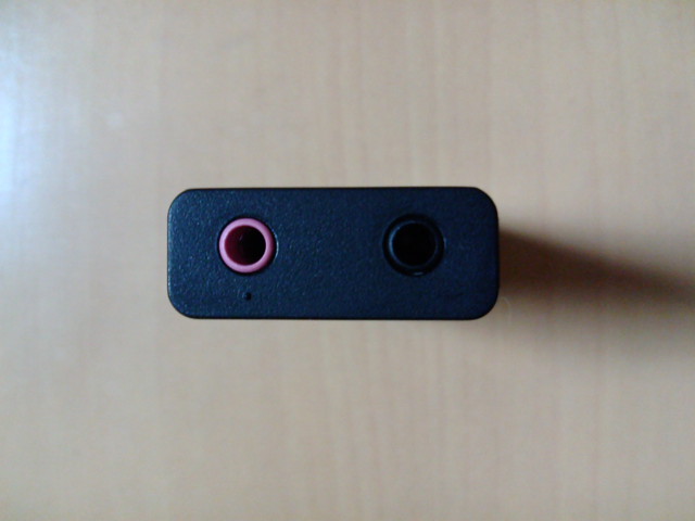 USB Audio Boxのマイク側端子